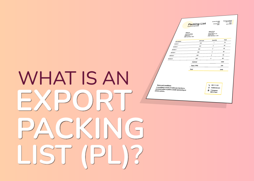 Export Packing List (PL): Definition & PDF Template