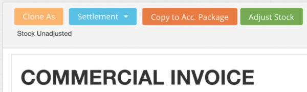 Click [Copy to Accounting Package] Button