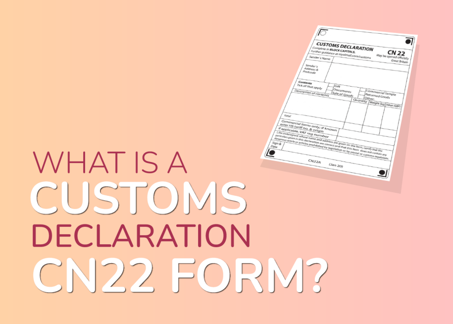 CN22 Customs Declaration Form