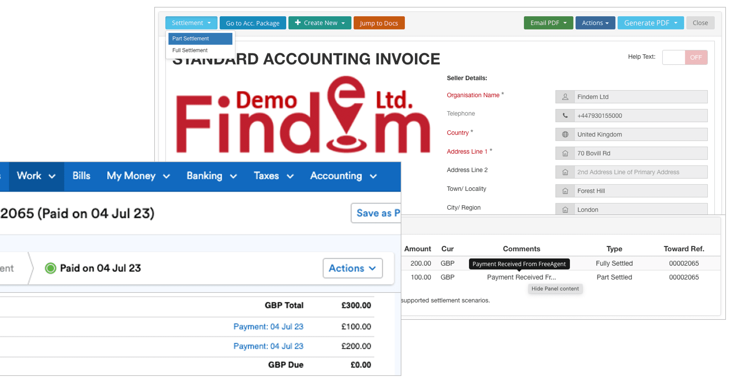 Financial & Stock Settlement